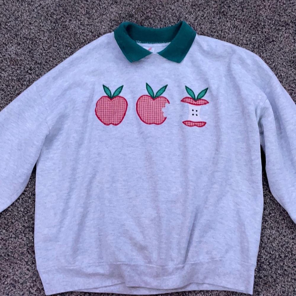 vintage apple sweatshirt